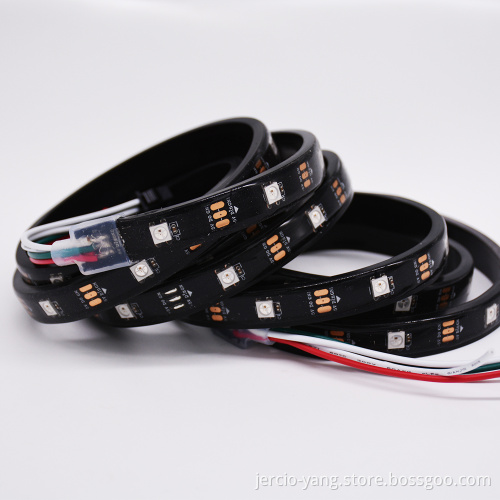 JERCIO, SK6812 built-in IC, phantom color 5050RGB lamp bar, double signal transmission, glue waterproof